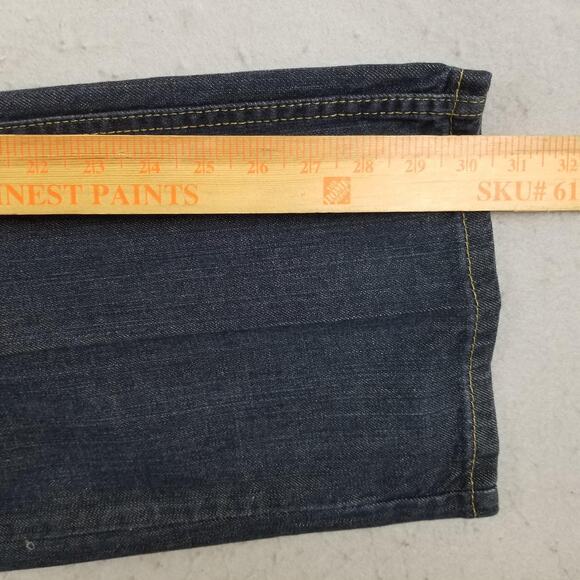 Levis 559 Jeans Mens 38x30 Dark Wash Blue Relaxed Straight Leg Denim 5 Pocket - Picture 10 of 12